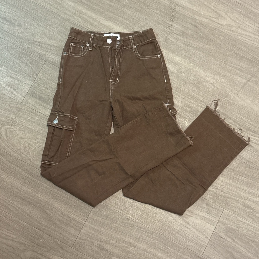 & Other Stories Brown Straight Leg Jeans